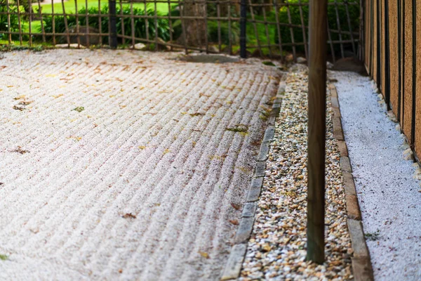 Ripple Pattern Dry Landscape Garden Taizo Temple Myoshin Temple Kyoto — Stock Photo, Image