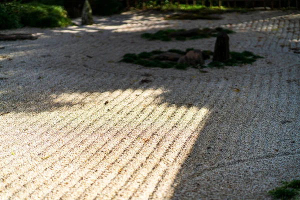 Ripple Pattern Dry Landscape Garden Taizo Temple Myoshin Temple Kyoto — Stock Photo, Image