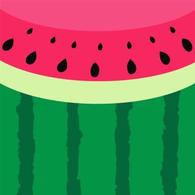 Kopya alanı ile soyut karpuz vektör arkaplanı