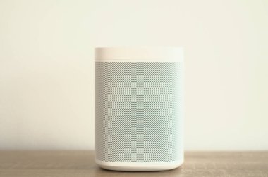 White speaker in a modern office