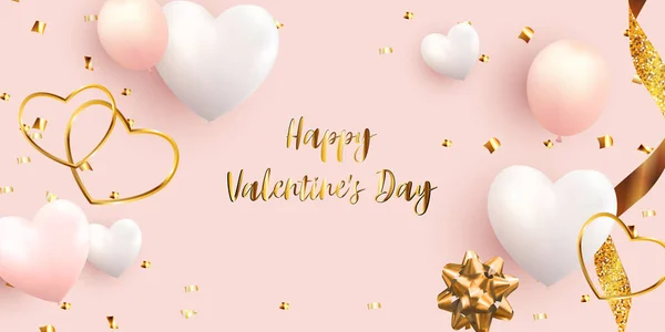 Valentijnsdag Liefde Gevoelens Weekend Sale Achtergrond Ontwerp Template — Stockvector