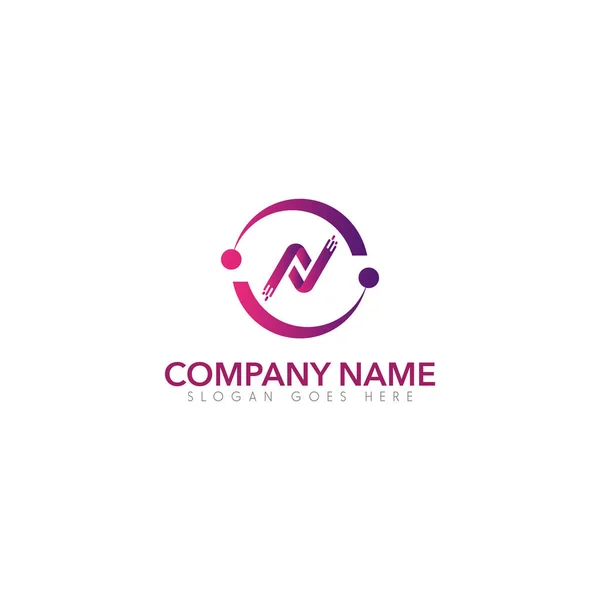 Logotipo Personalizado Carta Modelos Design Logotipo Para Empresas — Vetor de Stock