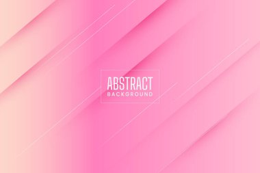 Soyut Arkaplan Pembe Renk Satışı Tanıtım Sancağı. Vektör İllüstrasyonu