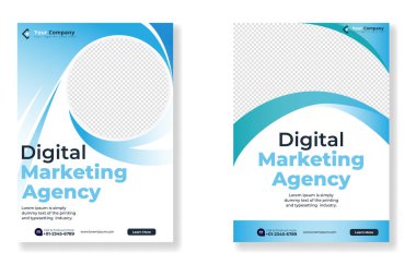 Broşürler zarif, parlak modern şablonlar.