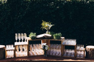 Açık büfe düğün resepsiyonu.               