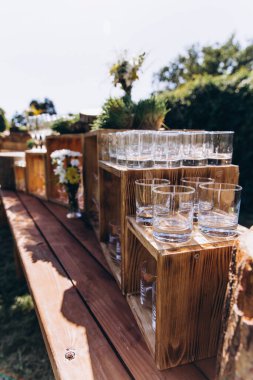 Açık büfe düğün resepsiyonu.               