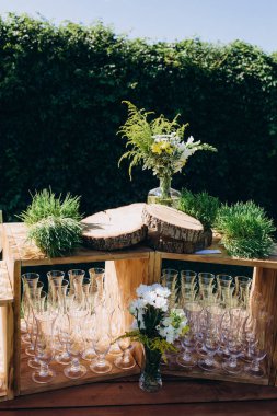 Açık büfe düğün resepsiyonu.               