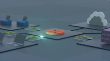 3d görüntüleme, bir LAN alt ağları arasında yönlendirme, bir yönlendirici üzerinden iletilen paket