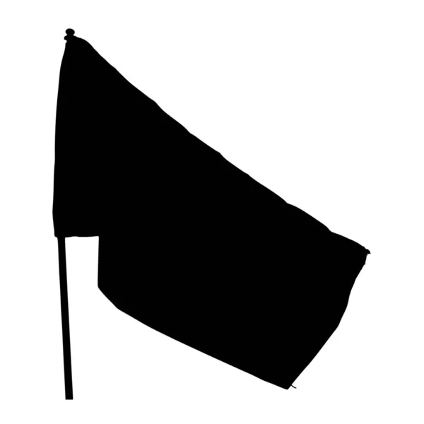 白色背景上国旗的矢量轮廓 — 图库矢量图片
