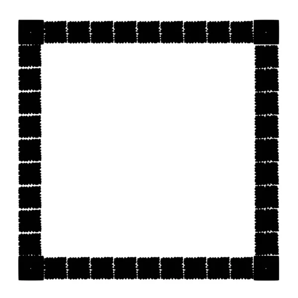 白色背景相框的矢量轮廓 — 图库矢量图片