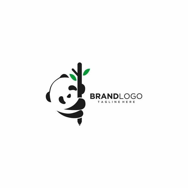 Simples Abstrato Logotipo Panda Design Vetor Livre —  Vetores de Stock