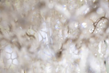 Muhammed Ali Camii 'nde Bokeh ile birlikte avize derinliğinde.