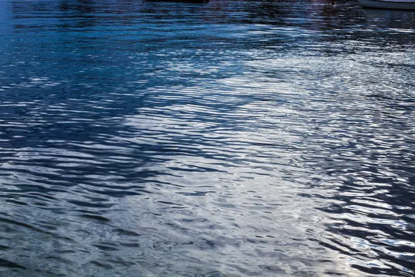 Морська Поверхня Сині Хвилі Фон Природної Текстури — стокове фото