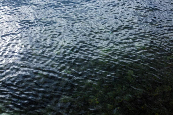 Havsyta Blå Vågor Naturlig Konsistens Bakgrund — Stockfoto