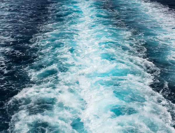 Meeresoberfläche Blaue Wellen Natürliche Textur Hintergrund — Stockfoto