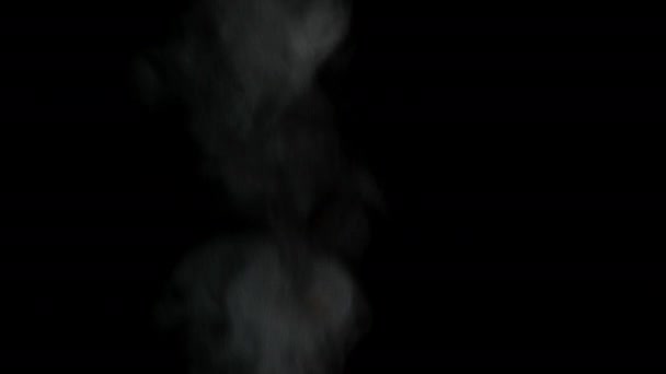 Vídeo Fundo Câmera Lenta Vapor Água Fervente Vídeo Abstrato Fumaça — Vídeo de Stock