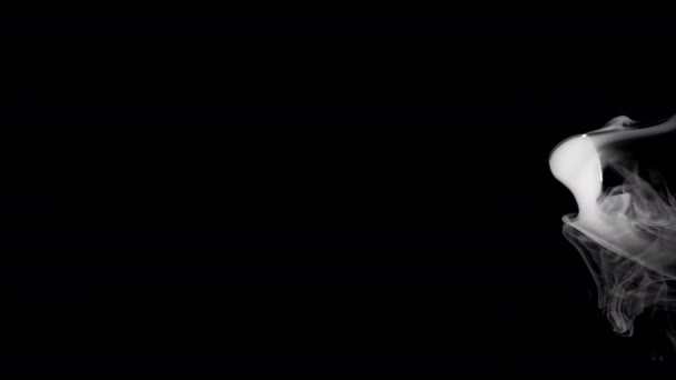Дим Вихлопної Труби Автомобіля Повільне Відео Руху Фонове Відео Димом — стокове відео