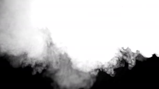 Abstract Background Video Lot Smoke Covers Whole Frame Large Cloud — Stockvideo