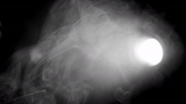 背景ビデオ照明ランプの近くの煙の抽象的なビデオ 高品質4K映像 — ストック動画