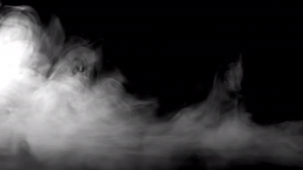 Ιστορικό Βίντεο Του Καπνού Από Την Εξάτμιση Ενός Αυτοκινήτου Ρύπανση — Αρχείο Βίντεο