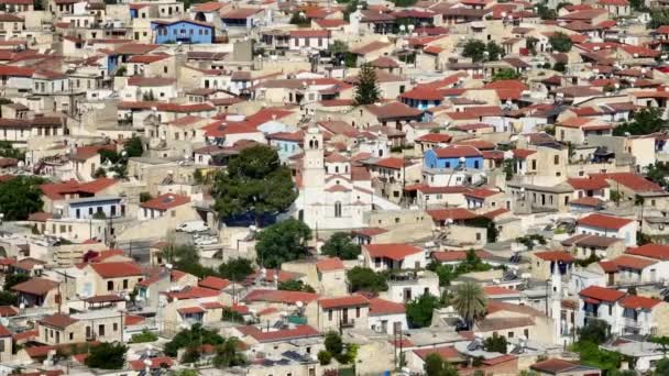 Aerial Enchantment Revealing Allure Grandeur Lefkara Cyprus Breathtaking Drone Exploration — Vídeos de Stock