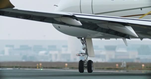 Tapasztalja Meg Epitome Luxury Sophistication Executive Private Jet Járatok Kiváló — Stock videók