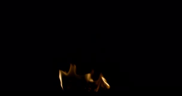 Inferno Odhaleno Vynikající Pomalý Pohyb Videa Ohně Plamenů Rozpoutávající Jejich — Stock video