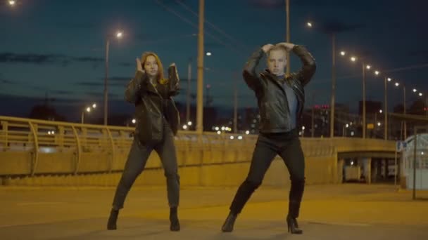 Ritmo Pasión Estilo Inolvidable Experiencia Baile Con Artistas Europeos Urban — Vídeo de stock
