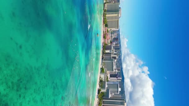 阿罗哈的心境 夏威夷海滨美景中的空中冒险 高质量的4K镜头 — 图库视频影像