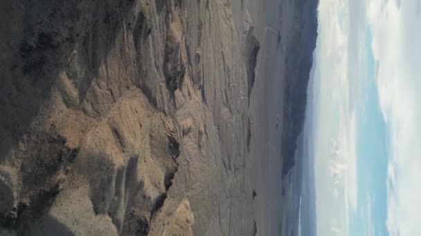 Вид Повітря Природу Невади Сша Гірські Хребти Каньйони Кутку Країни — стокове відео