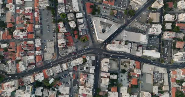 Vista Aérea Del Paisaje Urbano Limassol Chipre Arquitectura Ciudad Paralela — Vídeos de Stock