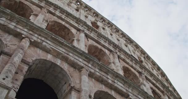 Colosseum Och Stad Visuell Odyssey Romer Arkitektoniska Arv Och Modern — Stockvideo