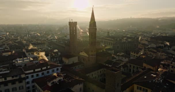 스플렌더 Florences Torre Della Castagna Tower Old World Urban Charm — 비디오