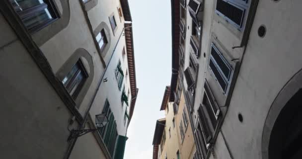 Захоплююча Елегантність Архітектурні Марвели Вічних Історичних Вулицях Флоренції Італія Високоякісні — стокове відео