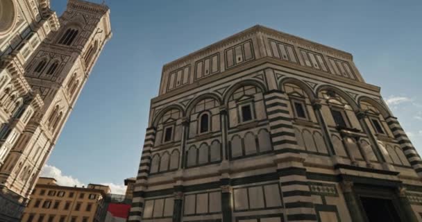Italian Elegance Visual Journey Basilica Santa Maria Del Fiores Frescoes — Stock Video