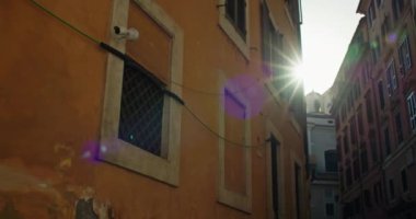 Roma 'da gezinmek: Antik Mimarinin Güzelliğini Keşfetmek. Yüksek kalite 4k görüntü