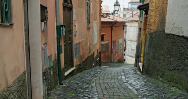 イタリアを魅了する クエインタウンと建築の喜びのシネマティックな探検 高品質の4K映像 — ストック動画