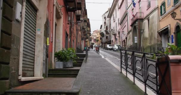 Reis Door Italie Hart Romantische Wandelingen Langs Oude Straten Ondergedompeld — Stockvideo