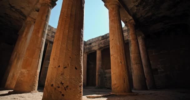 Vers Passé Voyage Travers Les Merveilles Archéologiques Tombe Roi Ruines — Video
