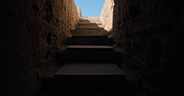 キプロス パフォスにある古代遺跡の墓の古代史と考古学的宝物を発見する 高品質の4K映像 — ストック動画