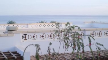 güzel beyaz mısır otelin mimarisi bina