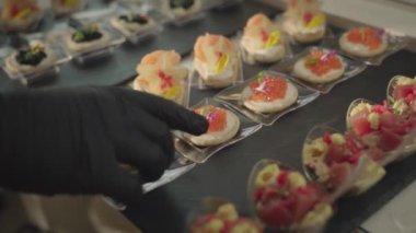 Food appetizer for party with friend