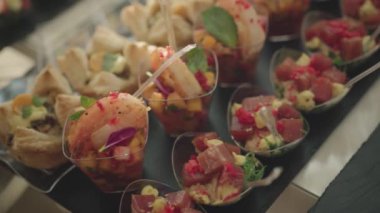 Food appetizer for party with friend