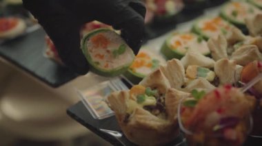 Food appetizer for party with friend