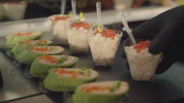 Food appetizer for party with friend