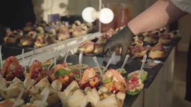 Food appetizer for party with friend