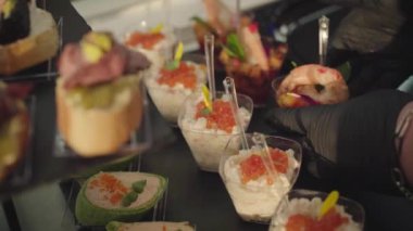 Food appetizer for party with friend