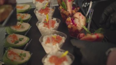Food appetizer for party with friend