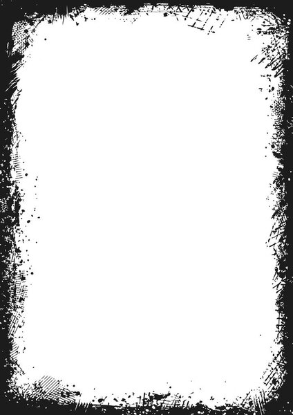 Grunge vector frame with space for text. Grunge background.