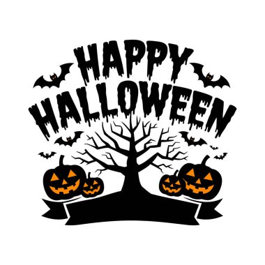 Pumpkins ve Yarasalarla Ürkütücü Cadılar Bayramı İllüzyonu.